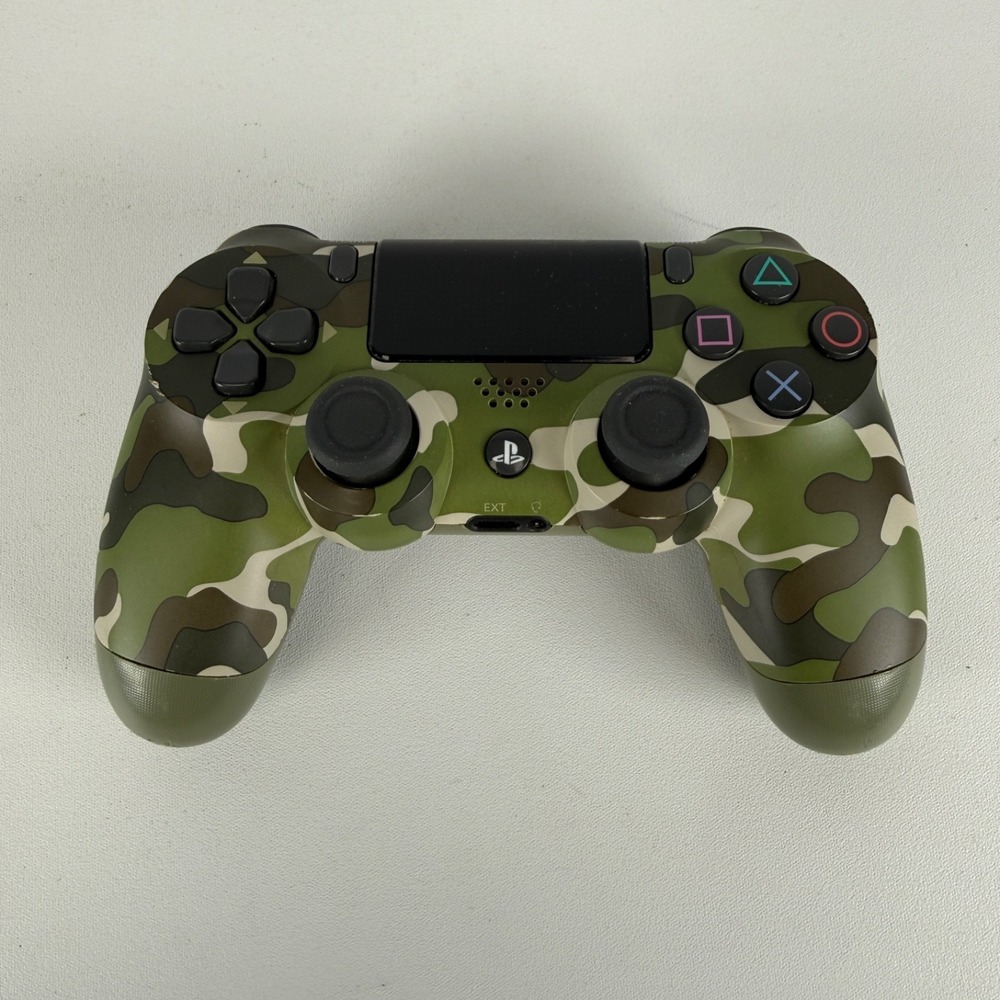 Sony PlayStation 4 PS4 Controller DualShock 4 OEM Green Camo Wireless NOT Tested